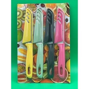 8 Pcs Paring Knife Set German Steel Ultra Sharp Fruit Vegetable Kitchen Knife